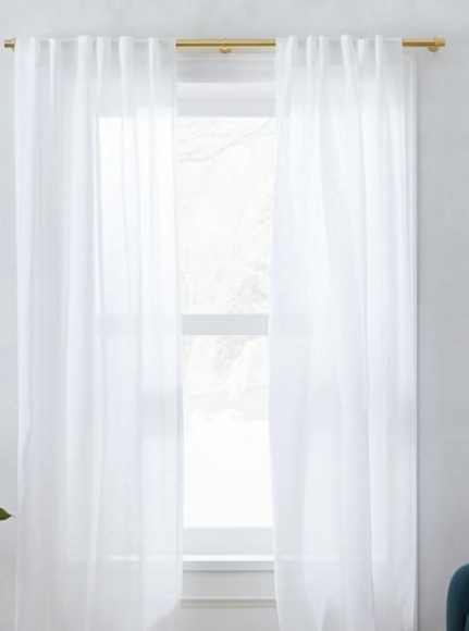 West Elm Other - 🎉 LAST SET!!!West Elm Sheer belgian flax curtains
